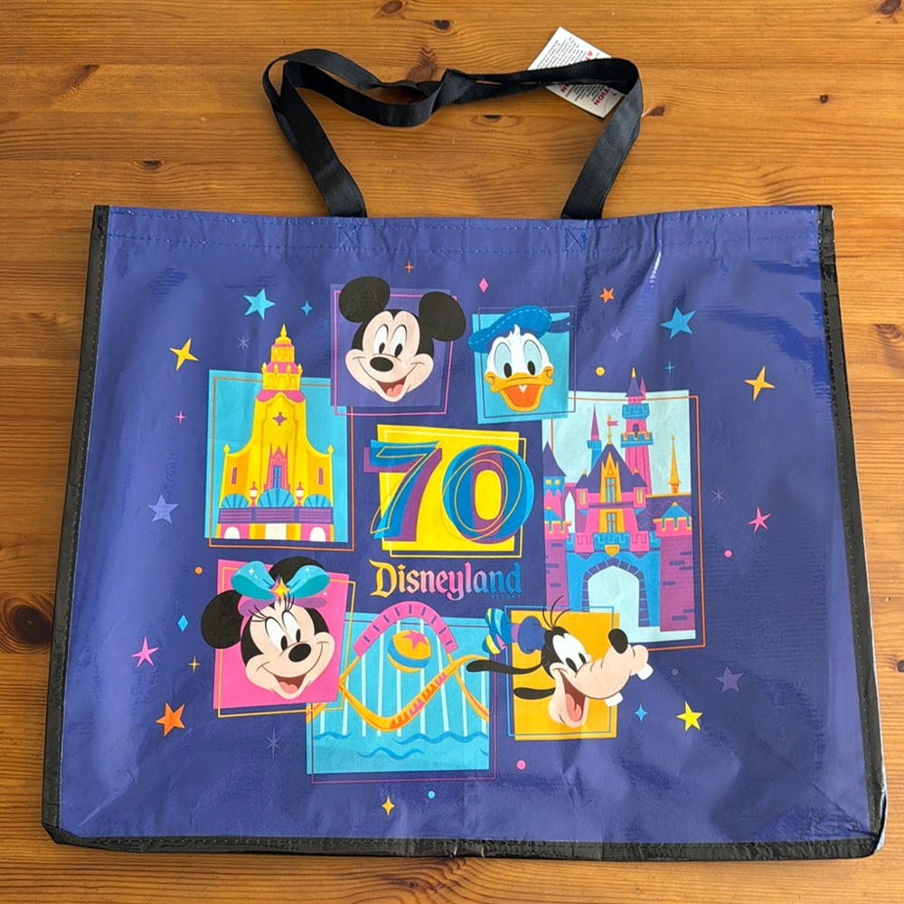 Disney Disneyland 70th Anniversary Character Tote Bag - Picture 2 of 12